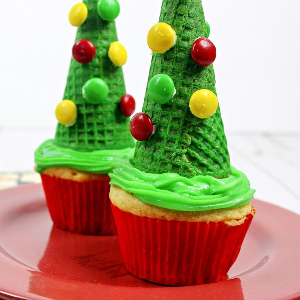 Christmas Tree Cupcakes Christmas Tree Cupcakes