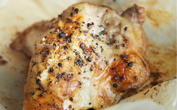 Baked Chicken with Coconut Oil Basting Sauce Baked Chicken with Coconut Oil Basting Sauce