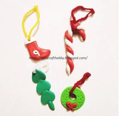 Festive Clay Christmas Ornaments