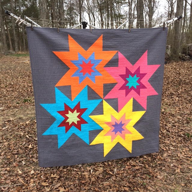 Exploding Stars Quilt Tutorial