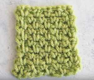 Crochet Moss Stitch Tutorial