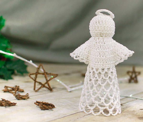 Delicate Crochet Lace Angel Delicate Crochet Lace Angel