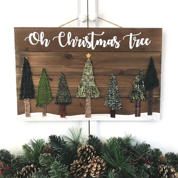 Oh Christmas Tree Rustic Wooden Sign Oh Christmas Tree Rustic Wooden Sign