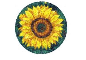 Beaded Sunflower Coasters