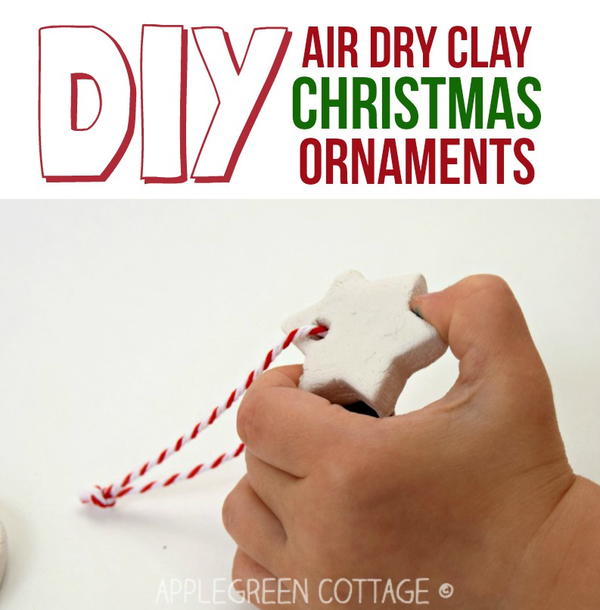 Air Dry Clay Christmas Ornaments Air Dry Clay Christmas Ornaments