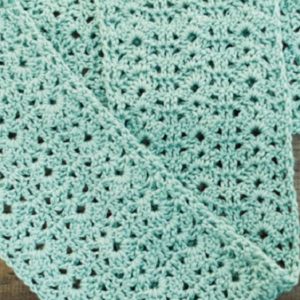 How to Crochet a Shell Stitch Scarf Left-Handed Tutorial