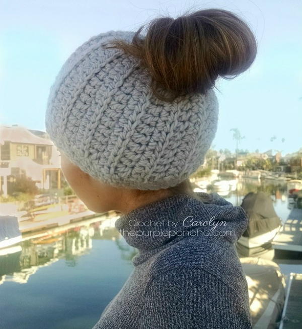 Messy Bun Hat Messy Bun Hat