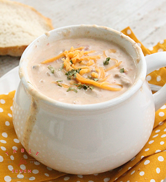 Family-Favorite Slow Cooker Cheeseburger Soup Family-Favorite Slow Cooker Cheeseburger Soup