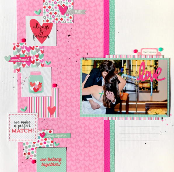 We Belong Together Scrapbook Layout We Belong Together Scrapbook Layout