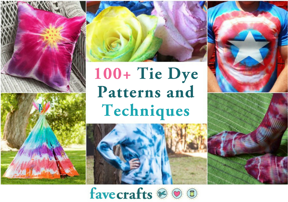 100+ Tie Dye Patterns and Techniques | FaveCrafts.com
