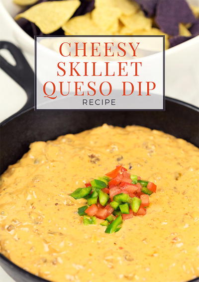Cheesy Skillet Queso Dip