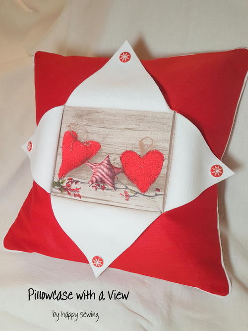 Christmas Pillowcase with a View Christmas Pillowcase with a View