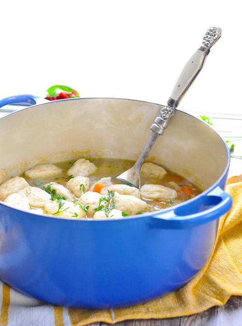 Dump-and-Bake Chicken and Dumplings Dump-and-Bake Chicken and Dumplings