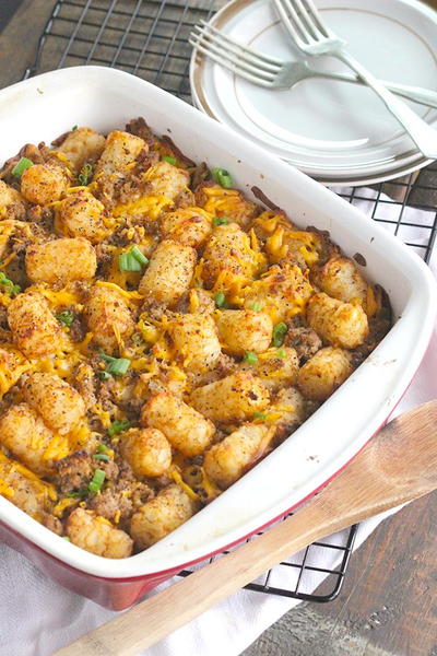 Simple Taco Tater Casserole Simple Taco Tater Casserole