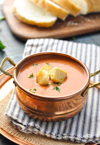 30-Minute Tomato Basil Soup 30-Minute Tomato Basil Soup