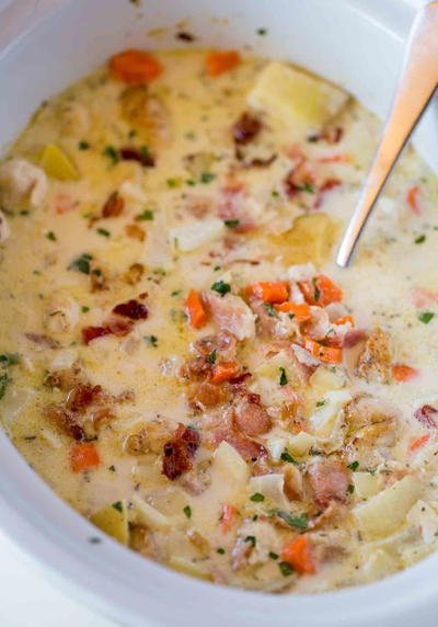 Slow Cooker Bacon Chicken Chowder Slow Cooker Bacon Chicken Chowder