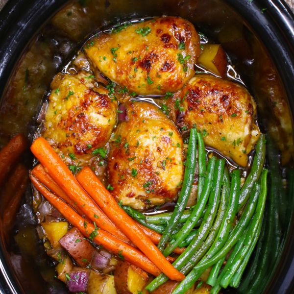 Slow Cooker Honey Garlic Chicken Slow Cooker Honey Garlic Chicken