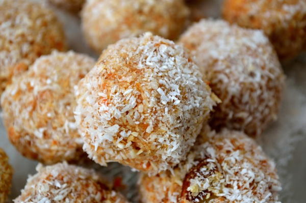 Healthy Carrot Coconut Truffles Healthy Carrot Coconut Truffles