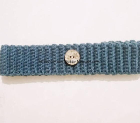 Ribbed Stitch Crochet Headband Ribbed Stitch Crochet Headband