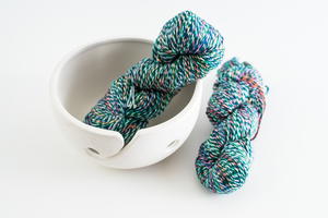 Peacock Feathers Yarn and Yarn Bowl Bundle Giveaway