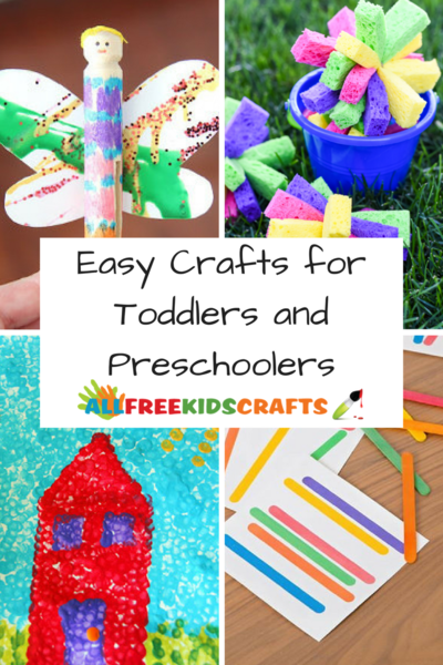 Easy Crafts for Toddlers and Preschoolers