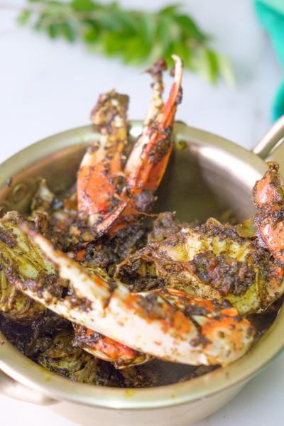 Crab Curry Leaves Pepper Fry Curryleaves Pepper Crab fry