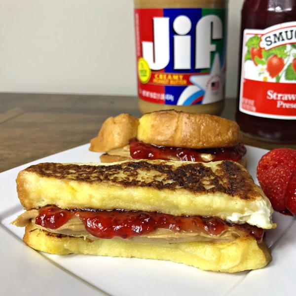 PBJ French Toast Stick Sandwiches PB&J French Toast Stick Sandwiches