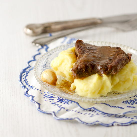 Veal Rump Medallions And Mashed Potatoes Veal Rump Medallions And Mashed Potatoes