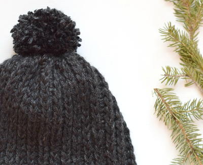 Knit Like Ribbed Crochet Hat Pattern