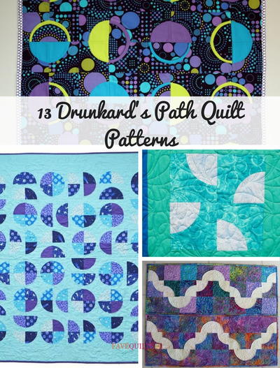 13 Drunkards Path Quilt Patterns