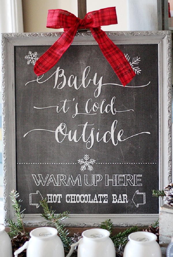 Hot Chocolate Bar Printable Sign