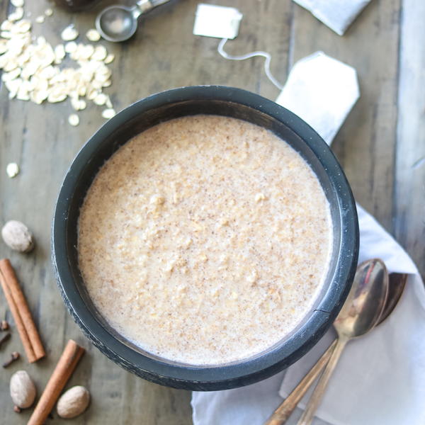 Spiced Vanilla Chai Oatmeal Spiced Vanilla Chai Oatmeal