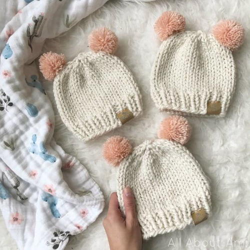 Basic Knitted Baby Hat Basic Knitted Baby Hat