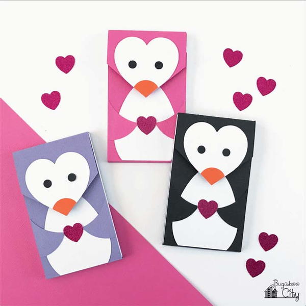 DIY Valentines Day Penguin Notepads DIY Valentine's Day Penguin Notepads