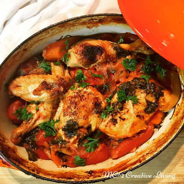 Chicken Casserole with Tomato and Basil Chicken Casserole with Tomato and Basil