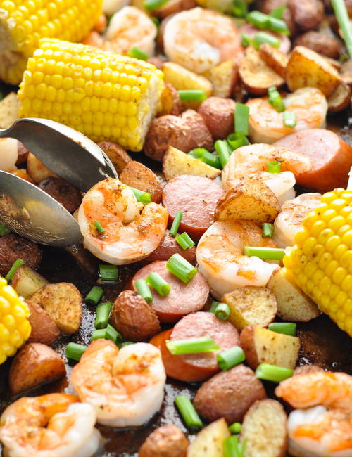Sheet Pan Low Country Boil Sheet Pan "Low Country Boil"