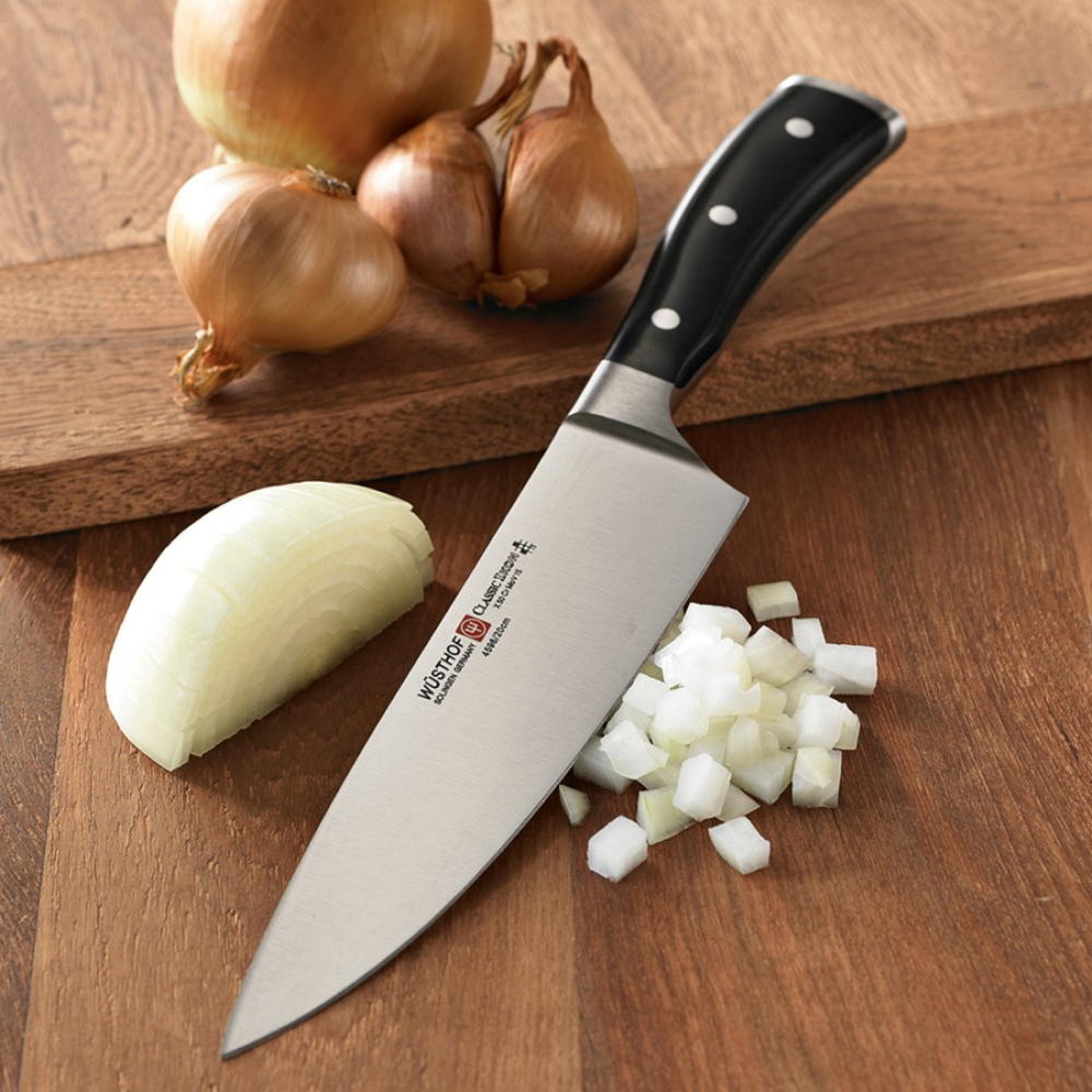 wusthof classic ikon 8 piece knife block set