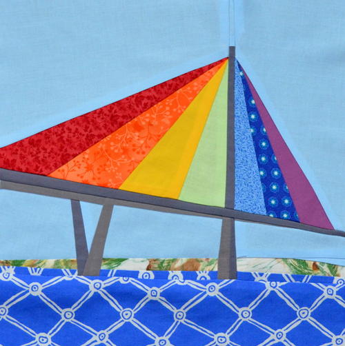 Rainbow Bridge Foundation Paper Piecing Pattern Rainbow Bridge Foundation Paper Piecing Pattern