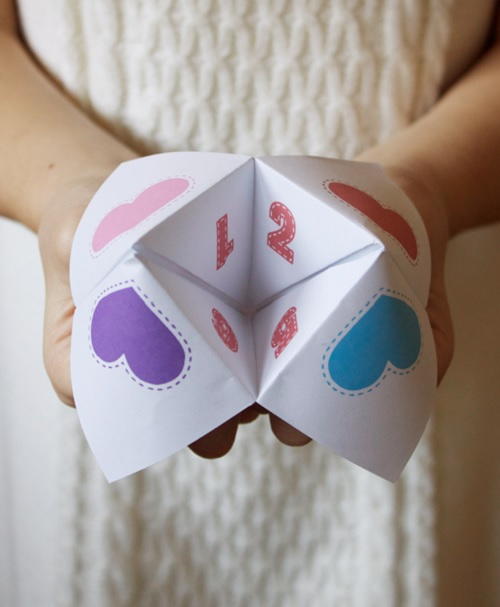 Fortune Teller Valentines Fortune Teller Valentines