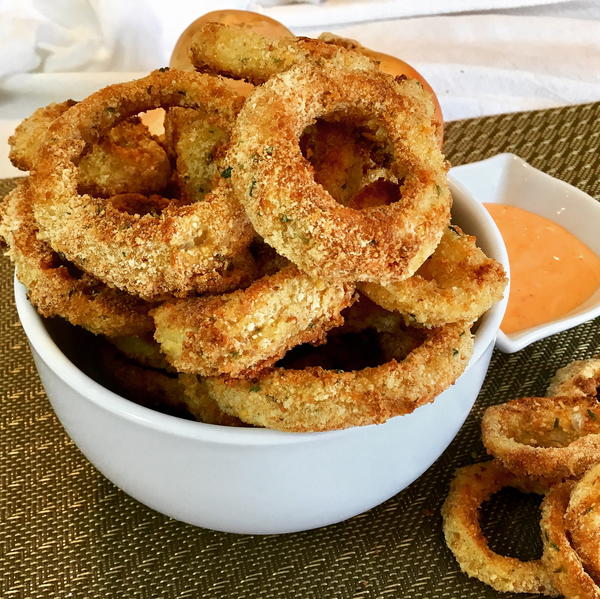 Oven Baked Onion Rings Oven Baked Onion Rings