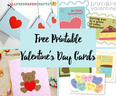 10+ Free Printable Valentine's Day Cards