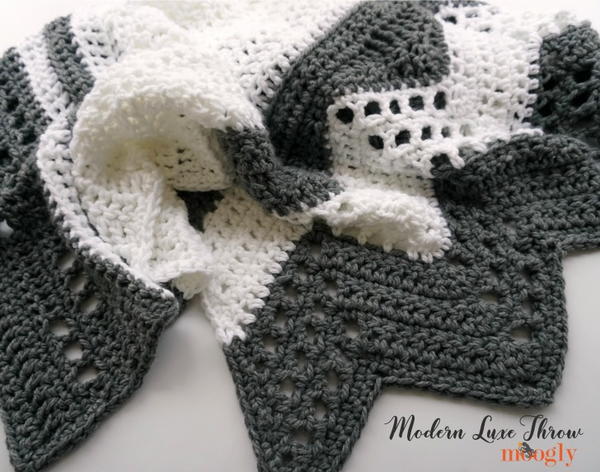 Modern Luxe Crochet Throw Modern Luxe Crochet Throw