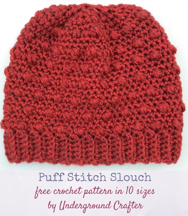 Puff Stitch Slouch Puff Stitch Slouch