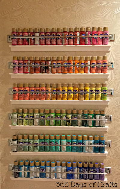 Paint Storage Idea Paint Storage Idea