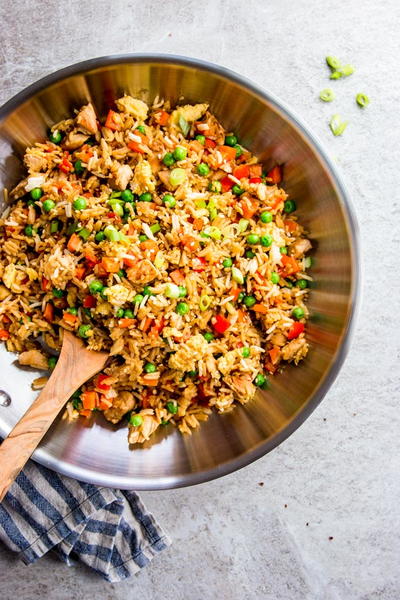 Easy Chicken Fried Rice Easy Chicken Fried Rice