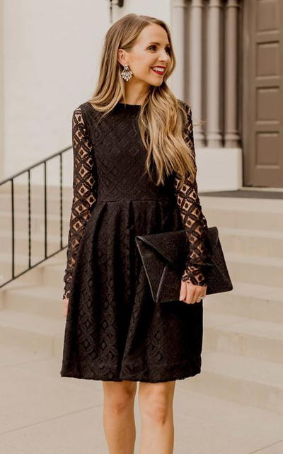 Lacy Little Black Dress Tutorial Lacy Little Black Dress Tutorial