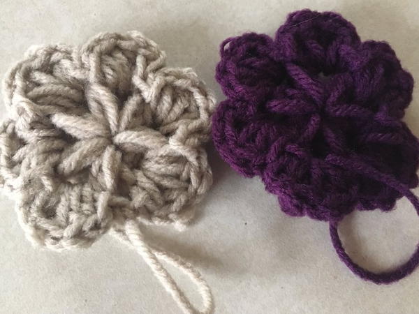Easy Puff Stitch Flower Easy Puff Stitch Flower