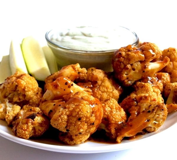 Healthy Buffalo Cauliflower Wings Healthy Buffalo Cauliflower Wings