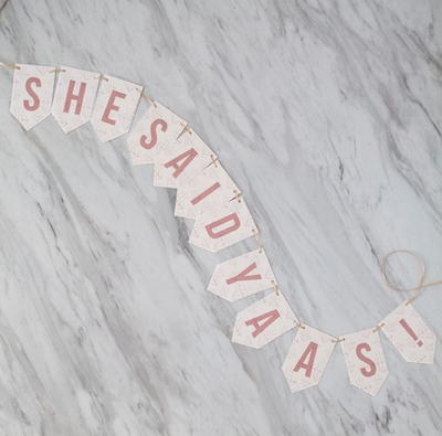 Printable "She Said Yaas" Banner