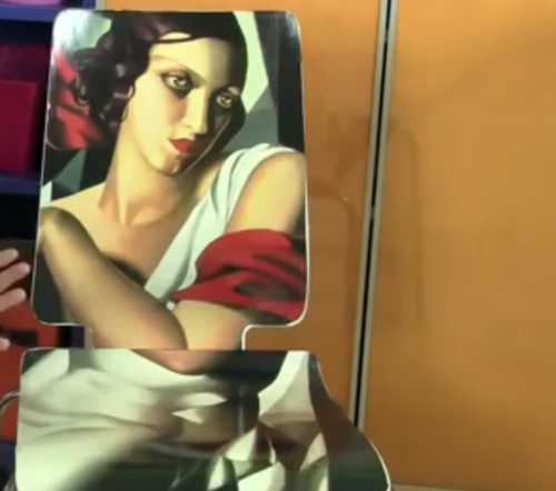 Fine Art Decoupage Chair Fine Art Decoupage Chair